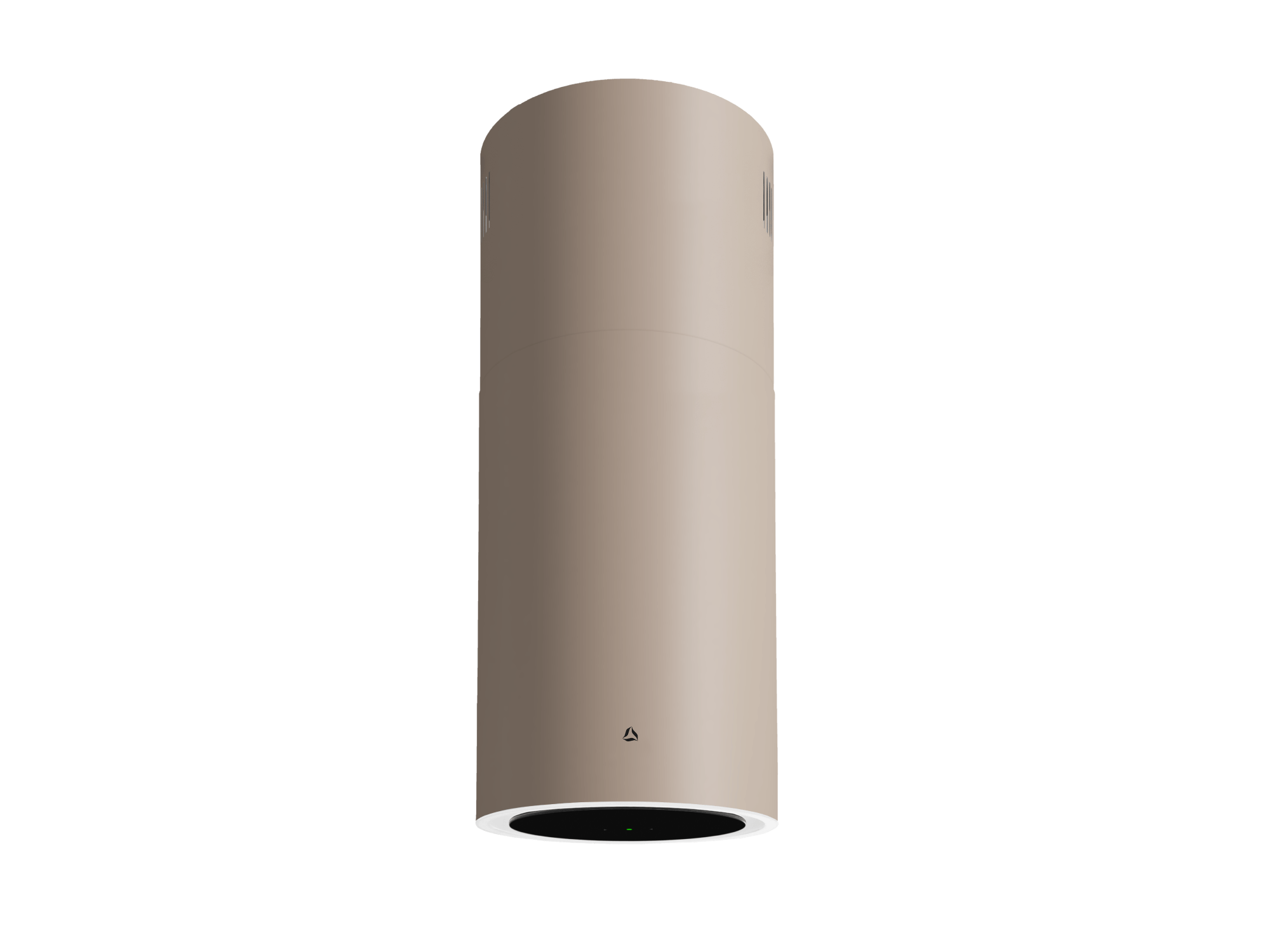 Beżowy okap wyspowy Ciarko Design Tubus W
