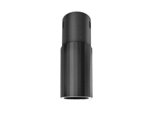 Okap wyspowy w kolorze gun-metal.