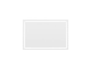 Biały okap sufitowy Ciarko Design.