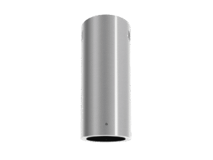 Okap wyspowy cylindryczny ze stali nierdzewnej