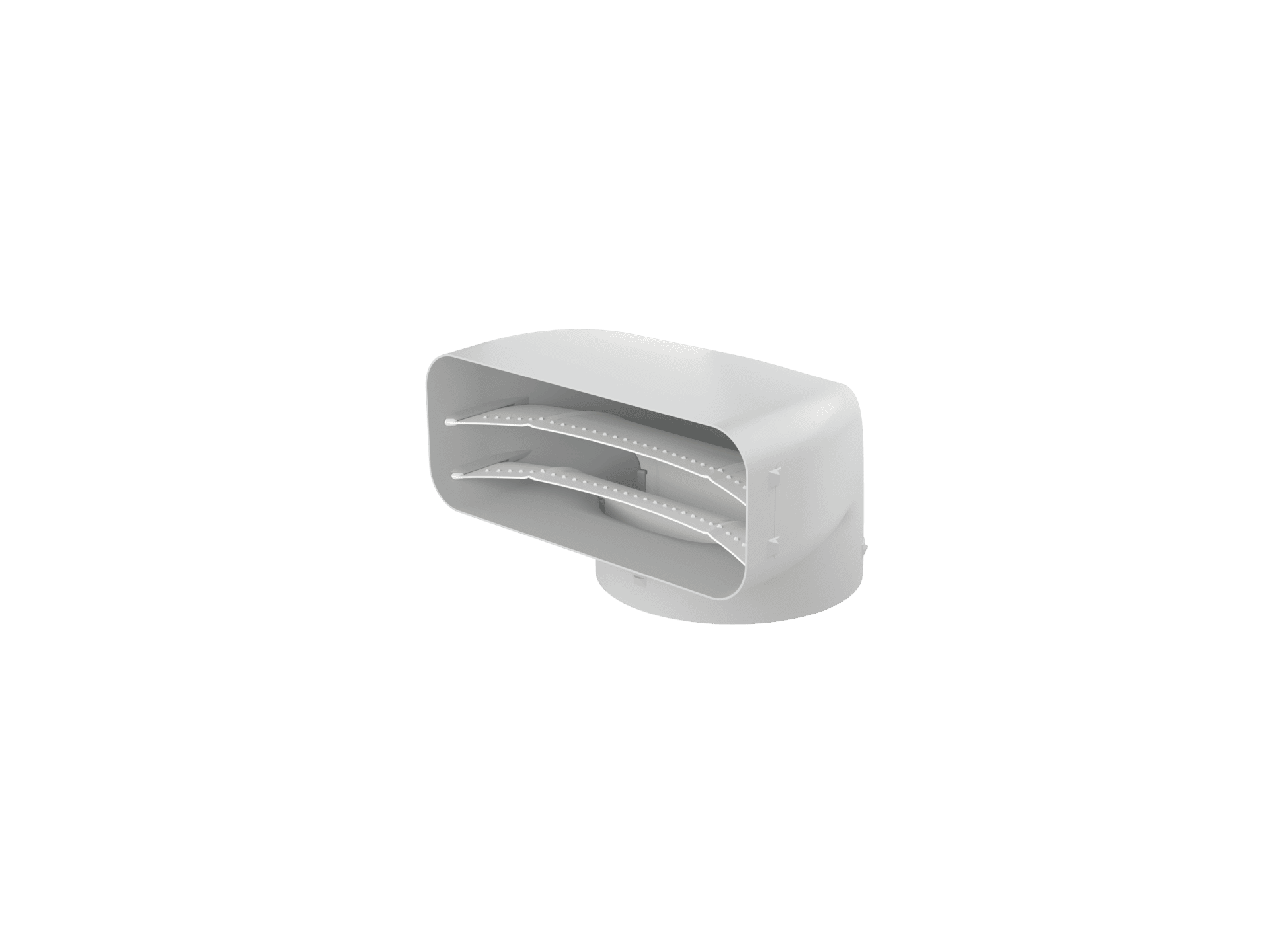 Round connector elbow