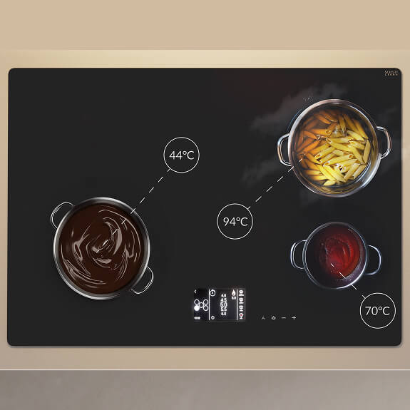 Full control over cooking