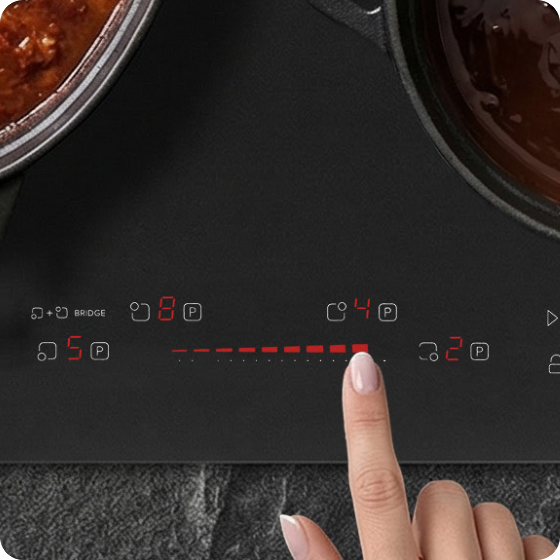 Full control over your hob!